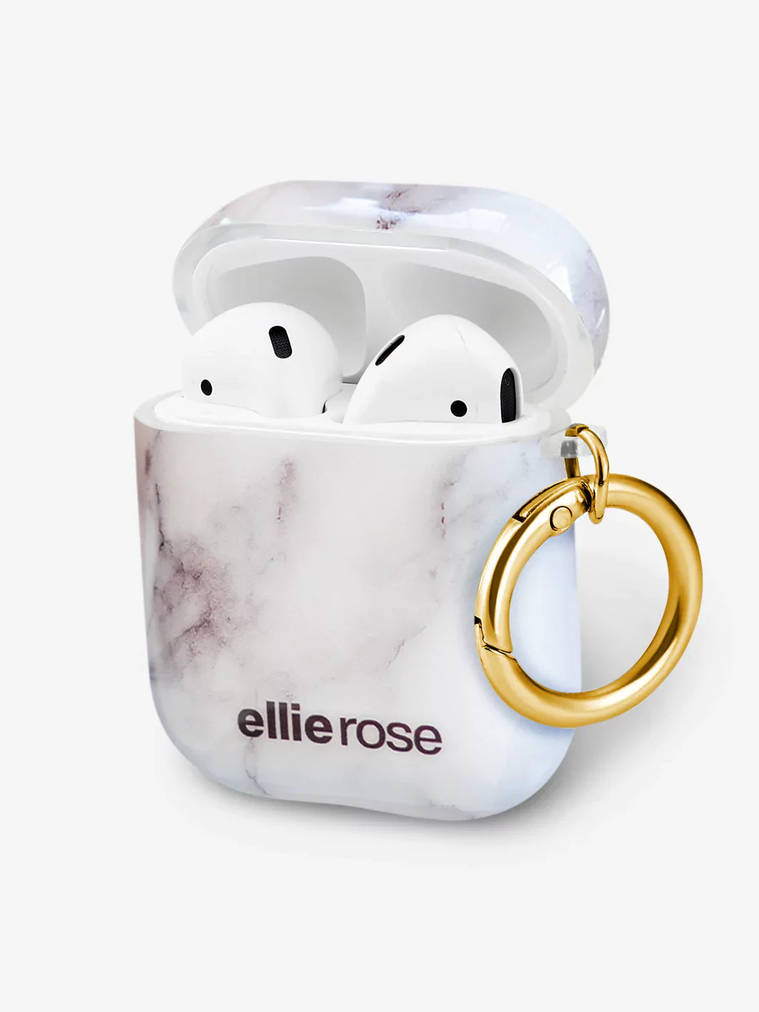 White Marble Airpods Case