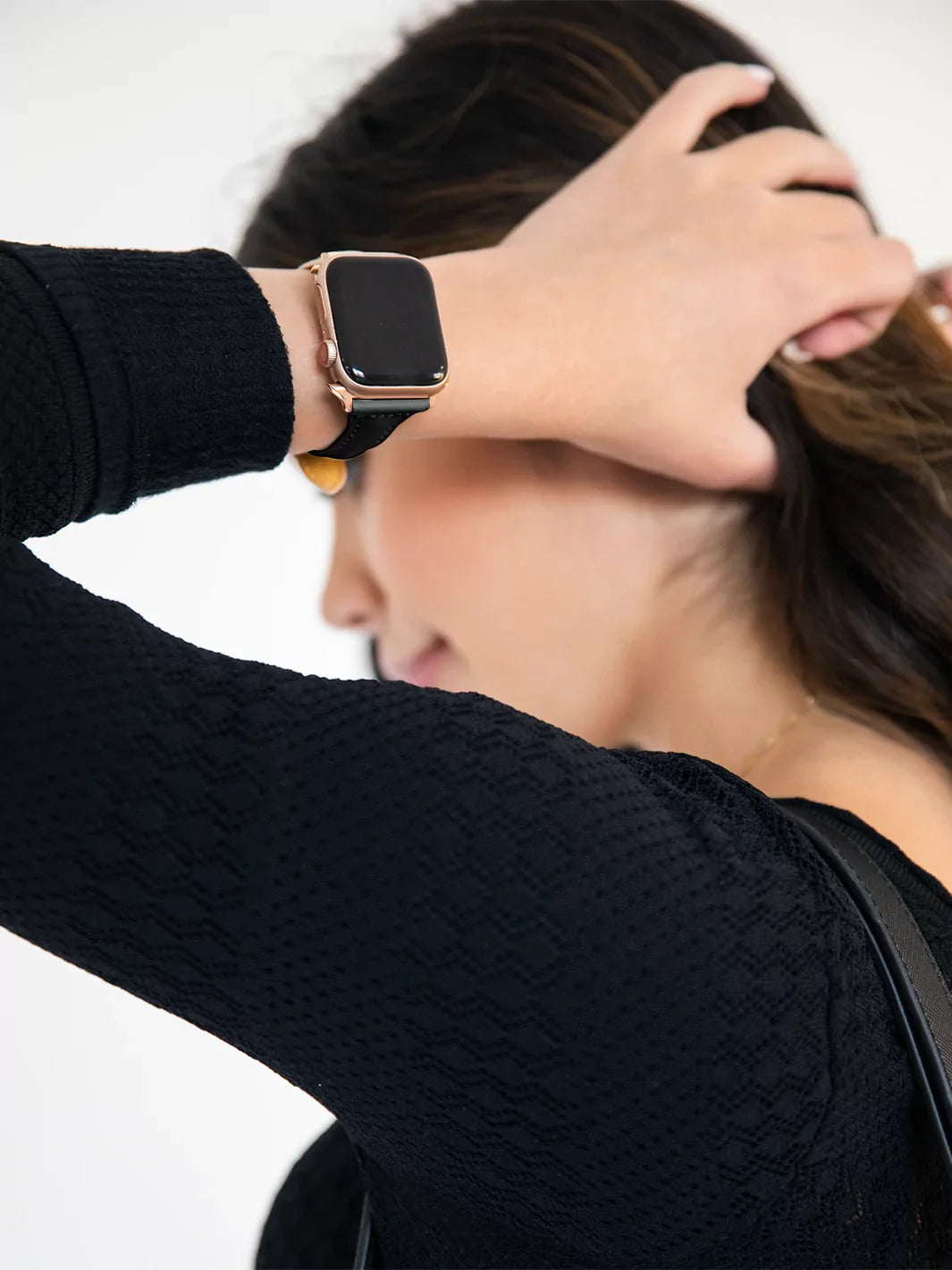 Leather Band for Apple Watch - Black