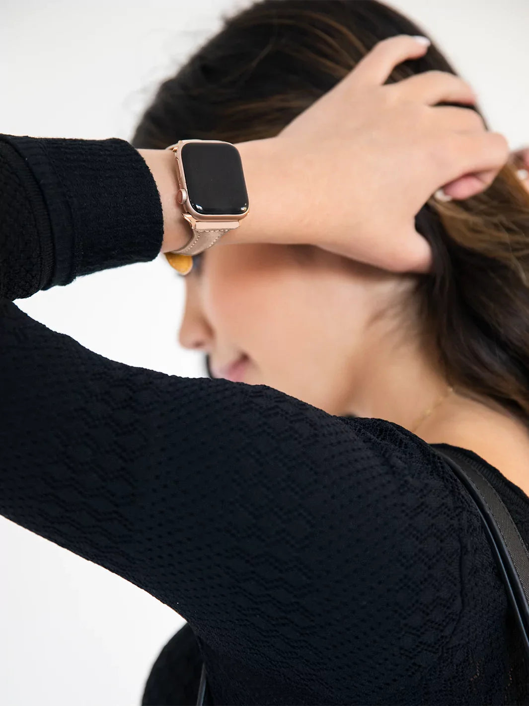Leather Band for Apple Watch - Blush