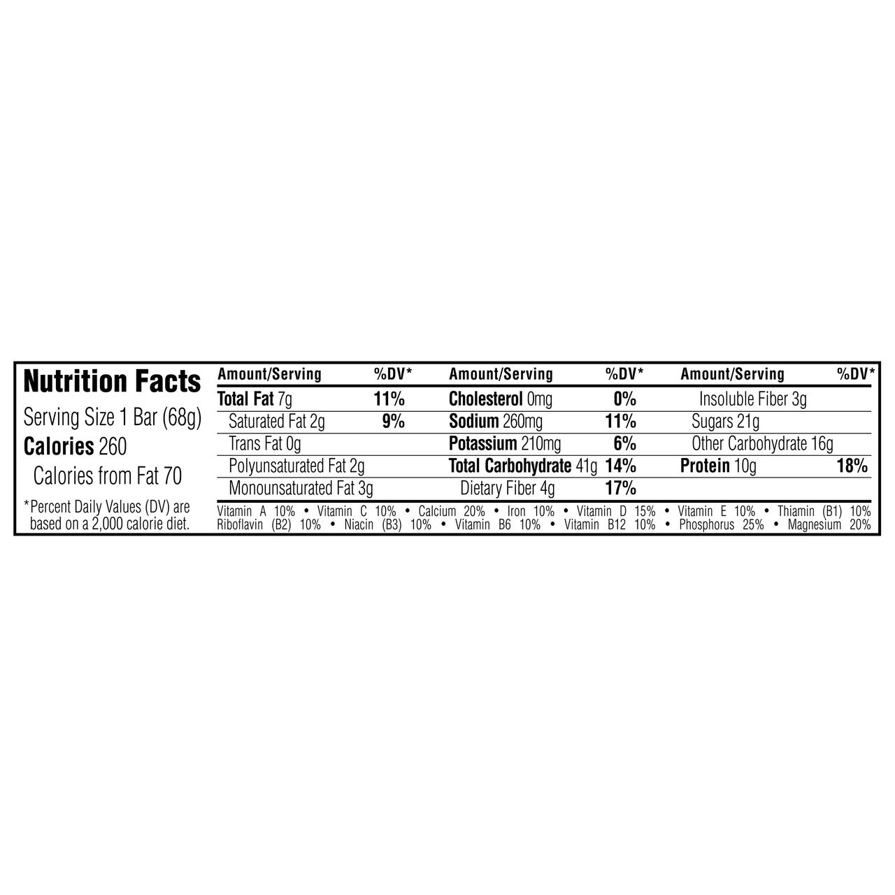 OG3 CLIF PB BAN DK CH BR ( 12 X 2.4 OZ   )