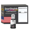 DoorStepInk Brand Replacement For Epson 502 (T502120-S) 140 ml Black Standard Yield Ink Bottle Made in the USA