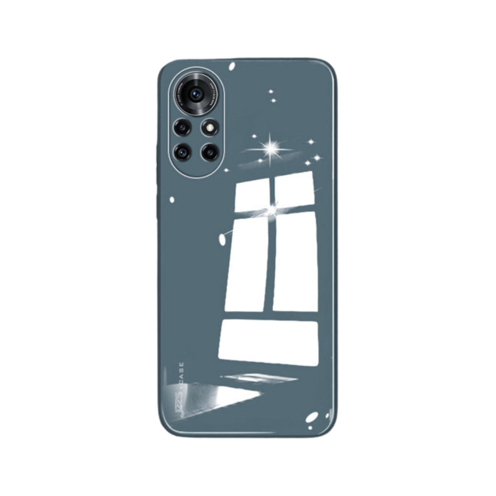 Liquid Glass Series with Lens Protection Phone Case fits P50, Honor, and Mate