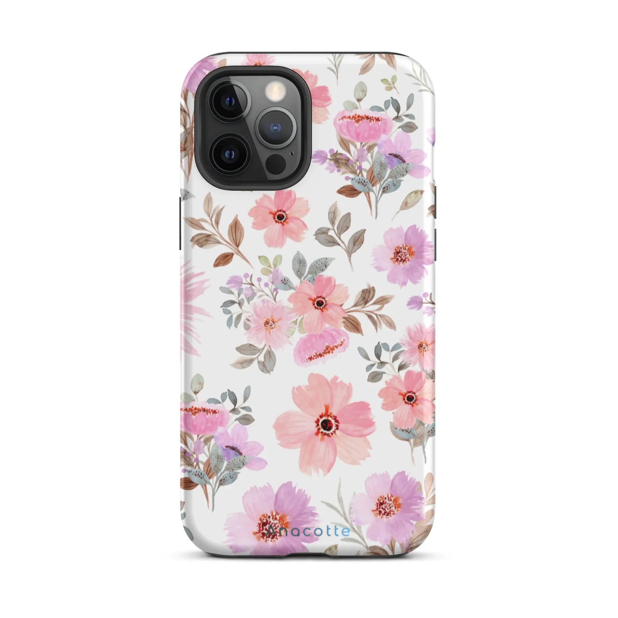 Anacotte Pure Vibes Sakula Pink Floral Design iPhone case