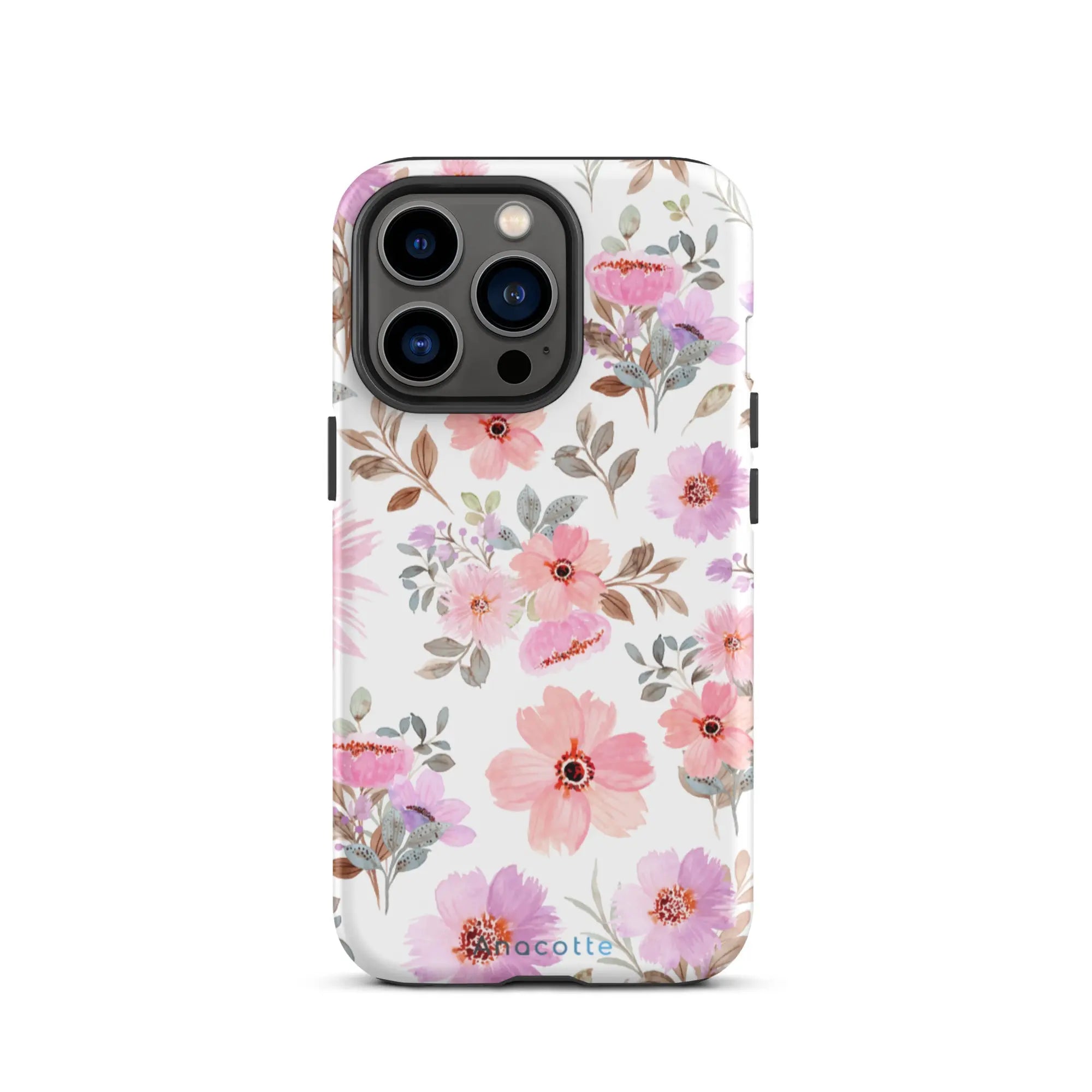 Anacotte Pure Vibes Sakula Pink Floral Design iPhone case