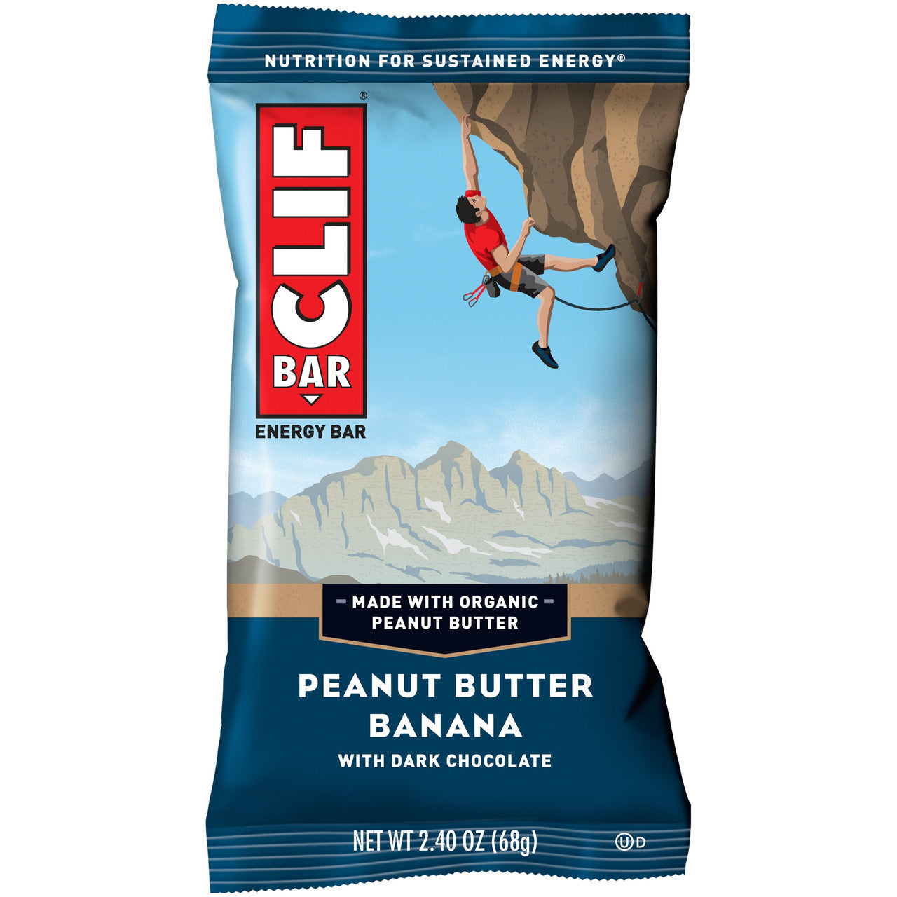 OG3 CLIF PB BAN DK CH BR ( 12 X 2.4 OZ   )